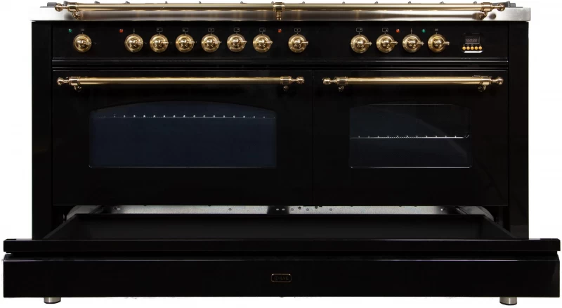 Nostalgie Series 60" Dual Fuel Natural Gas Freestanding Range UPN150FDMPN