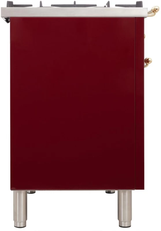 Nostalgie Series 60" Dual Fuel Natural Gas Freestanding Range UPN150FDMPRB