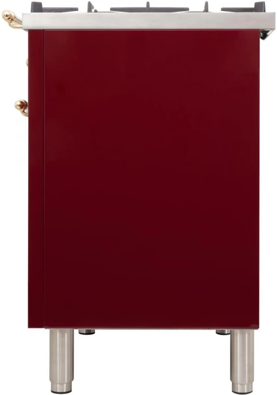 Nostalgie Series 60" Dual Fuel Natural Gas Freestanding Range UPN150FDMPRB