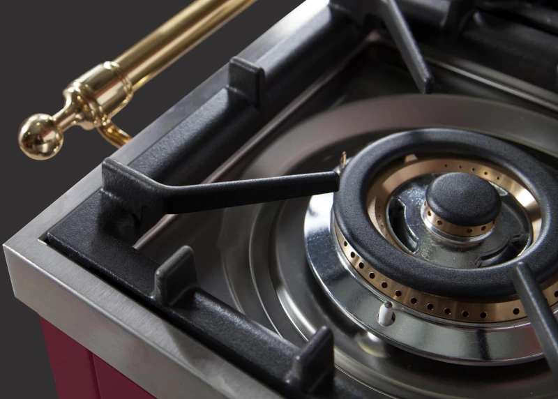 Nostalgie Series 60" Dual Fuel Natural Gas Freestanding Range UPN150FDMPRB