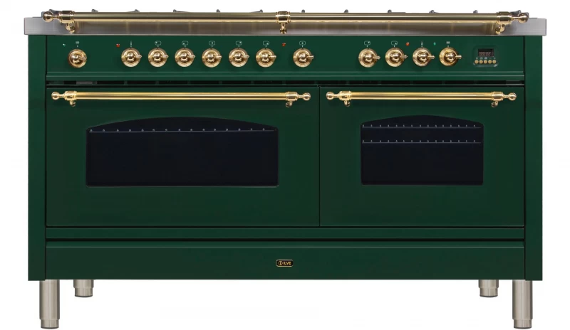 Nostalgie Series 60" Dual Fuel Natural Gas Freestanding Range UPN150FDMPVS