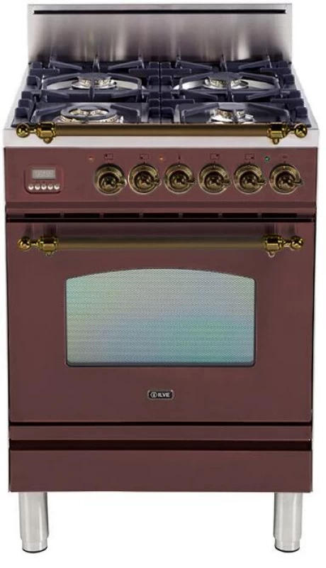 Nostalgie Series 24" Natural Gas Freestanding Range UPN60DVGGIY