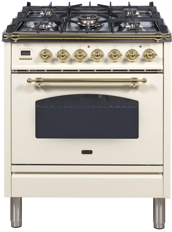 Nostalgie Series 30" Dual Fuel Natural Gas Freestanding Range UPN76DMPA