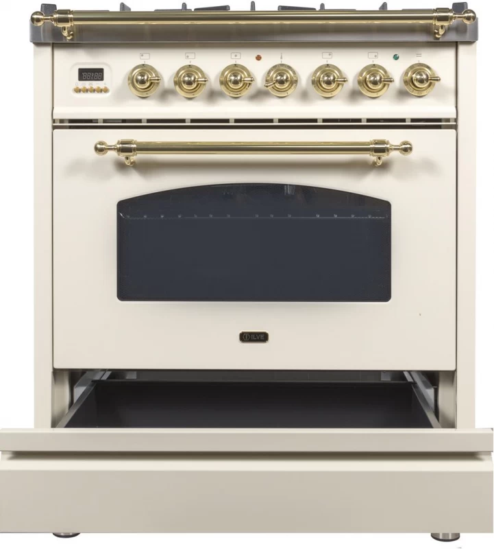 Nostalgie Series 30" Dual Fuel Natural Gas Freestanding Range UPN76DMPA