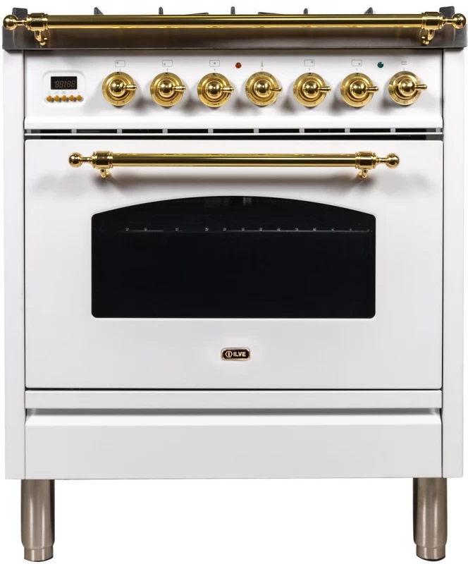 Nostalgie Series 30" Dual Fuel Natural Gas Freestanding Range UPN76DMPI