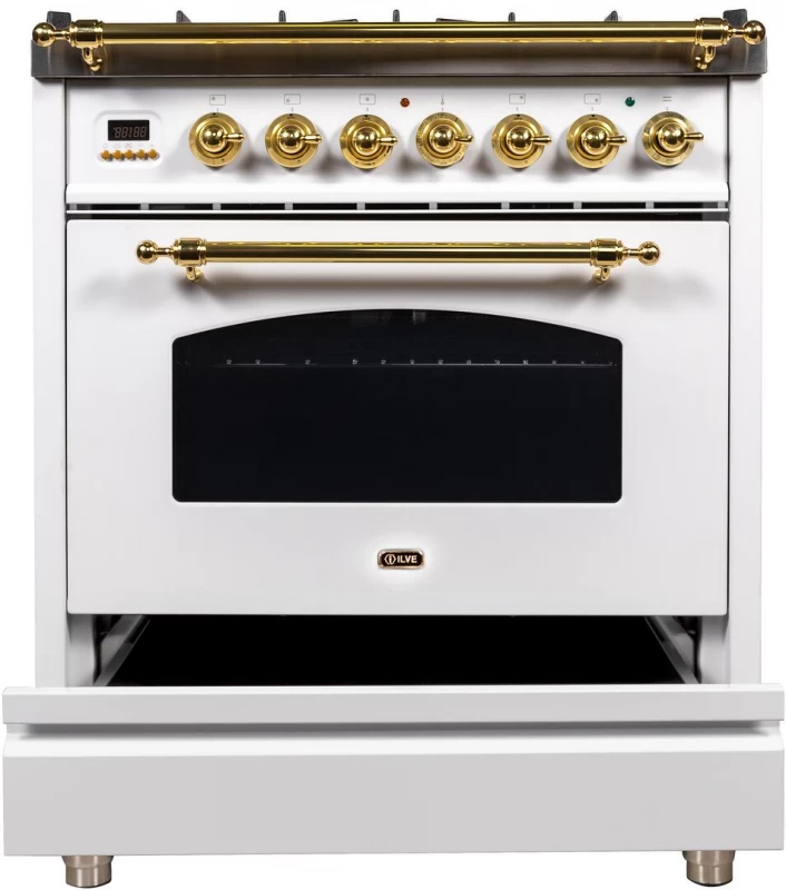 Nostalgie Series 30" Dual Fuel Natural Gas Freestanding Range UPN76DMPB