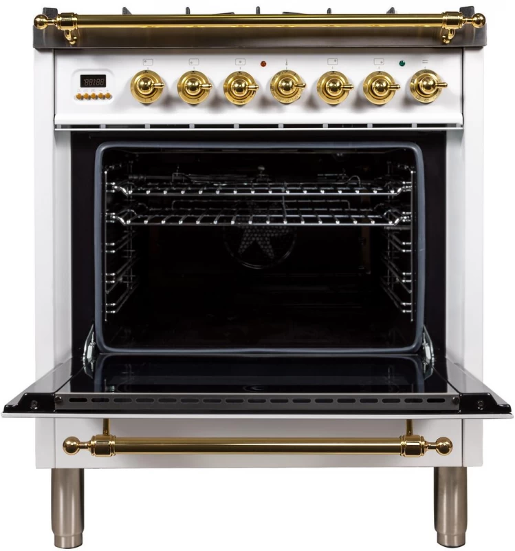 Nostalgie Series 30" Dual Fuel Natural Gas Freestanding Range UPN76DMPB