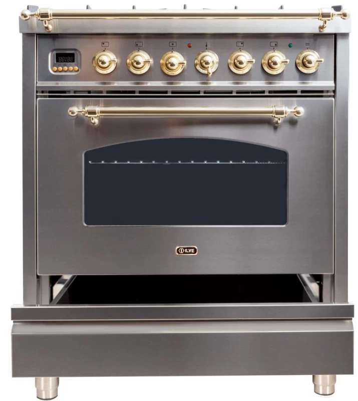 Nostalgie Series 30" Dual Fuel Natural Gas Freestanding Range UPN76DMPI