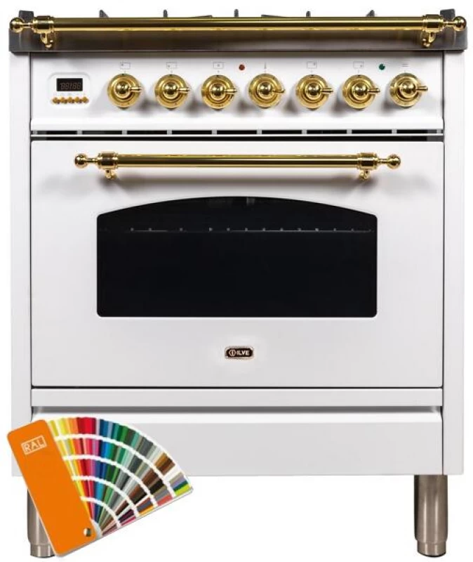 Nostalgie Series 30" Dual Fuel Natural Gas Freestanding Range UPN76DMPI