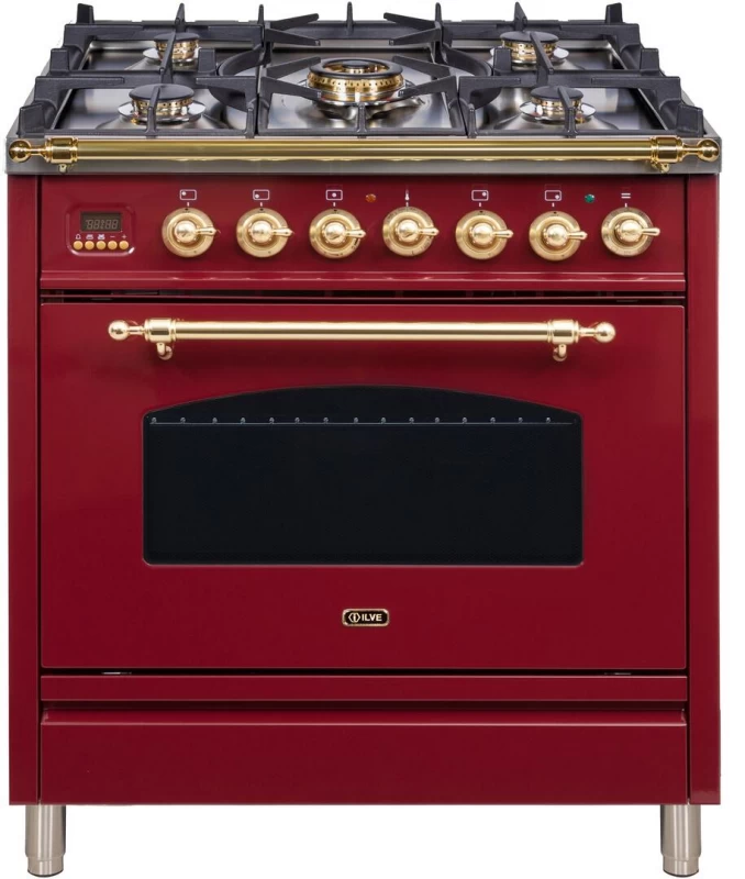 Nostalgie Series 30" Dual Fuel Natural Gas Freestanding Range UPN76DMPRB
