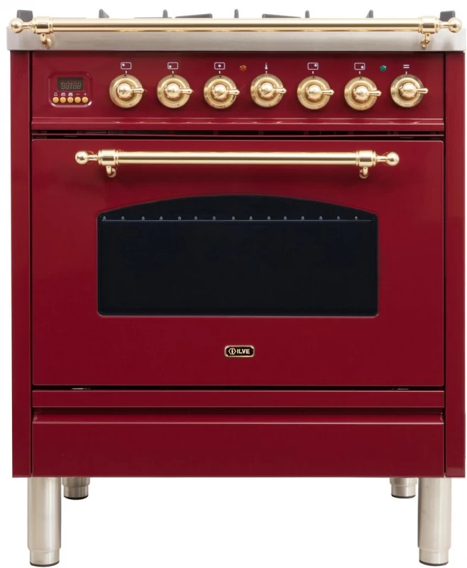 Nostalgie Series 30" Dual Fuel Natural Gas Freestanding Range UPN76DMPI