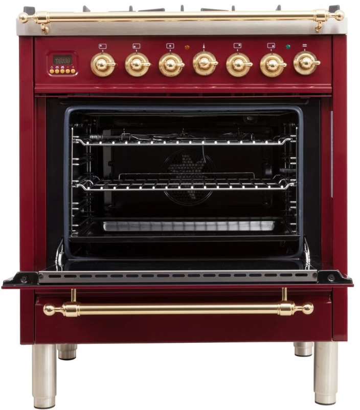 Nostalgie Series 30" Dual Fuel Natural Gas Freestanding Range UPN76DMPRB