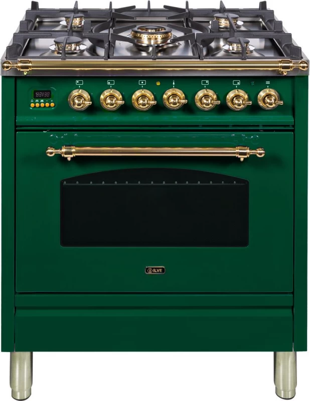 Nostalgie Series 30" Dual Fuel Natural Gas Freestanding Range UPN76DMPVS
