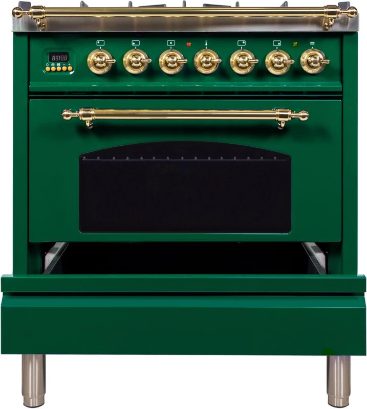 Nostalgie Series 30" Dual Fuel Natural Gas Freestanding Range UPN76DMPVS