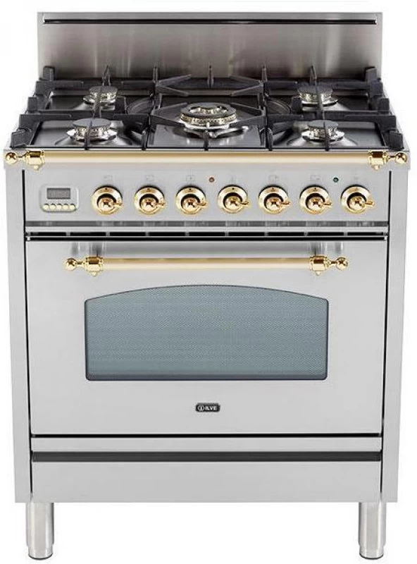 Nostalgie Series 30" Liquid Propane Freestanding Range UPN76DVGGGULP
