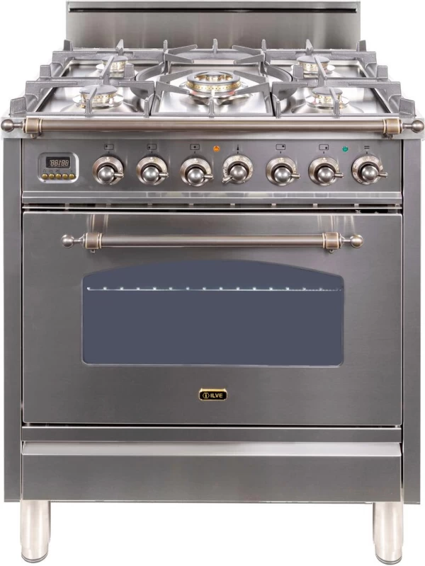 Nostalgie Series 30" Liquid Propane Freestanding Range UPN76DVGGIYLP