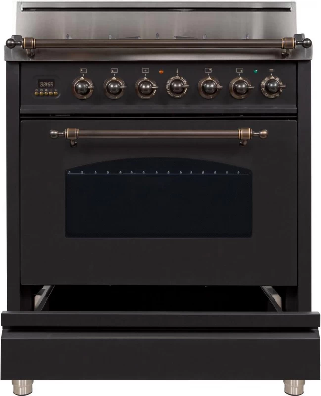 Nostalgie Series 30" Liquid Propane Freestanding Range UPN76DVGGMYLP