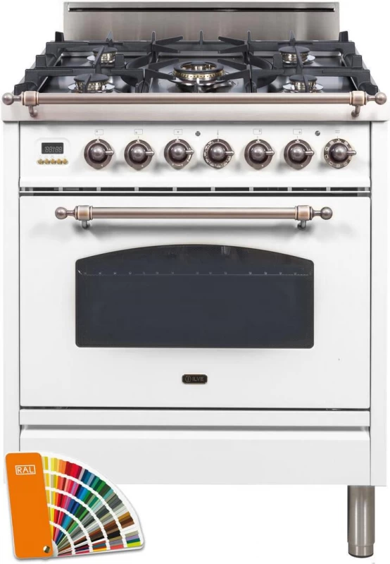 Nostalgie Series 30" Natural Gas Freestanding Range UPN76DVGGVSY