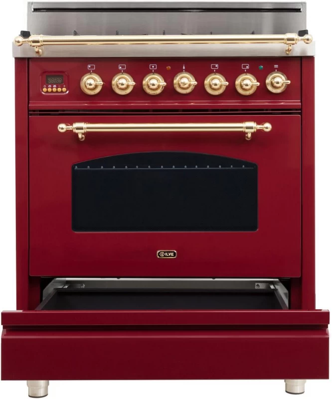 Nostalgie Series 30" Natural Gas Freestanding Range UPN76DVGGRB