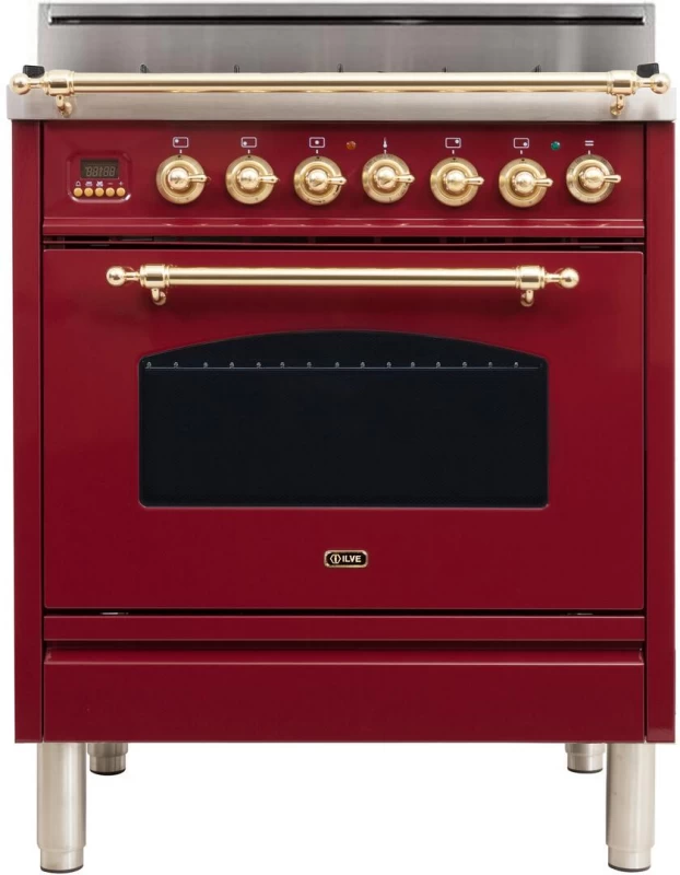 Nostalgie Series 30" Liquid Propane Freestanding Range UPN76DVGGGULP