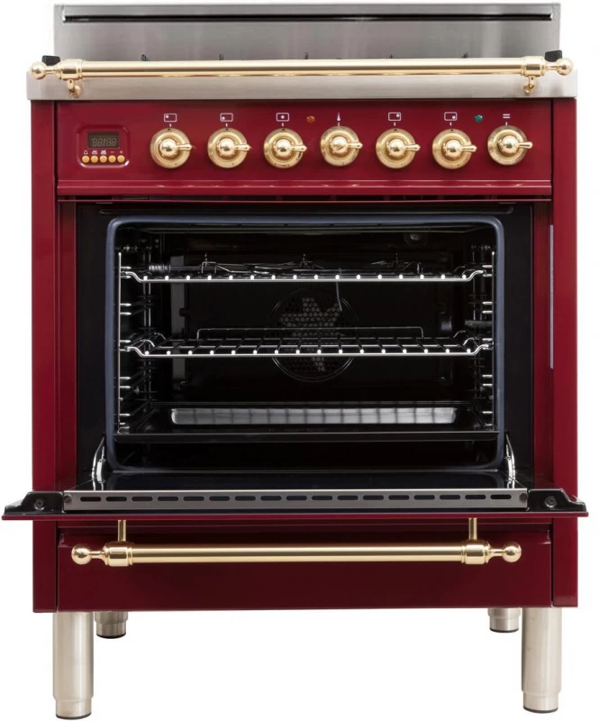Nostalgie Series 30" Liquid Propane Freestanding Range UPN76DVGGRBLP