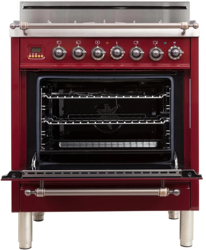 Nostalgie Series 30" Liquid Propane Freestanding Range UPN76DVGGRBYLP