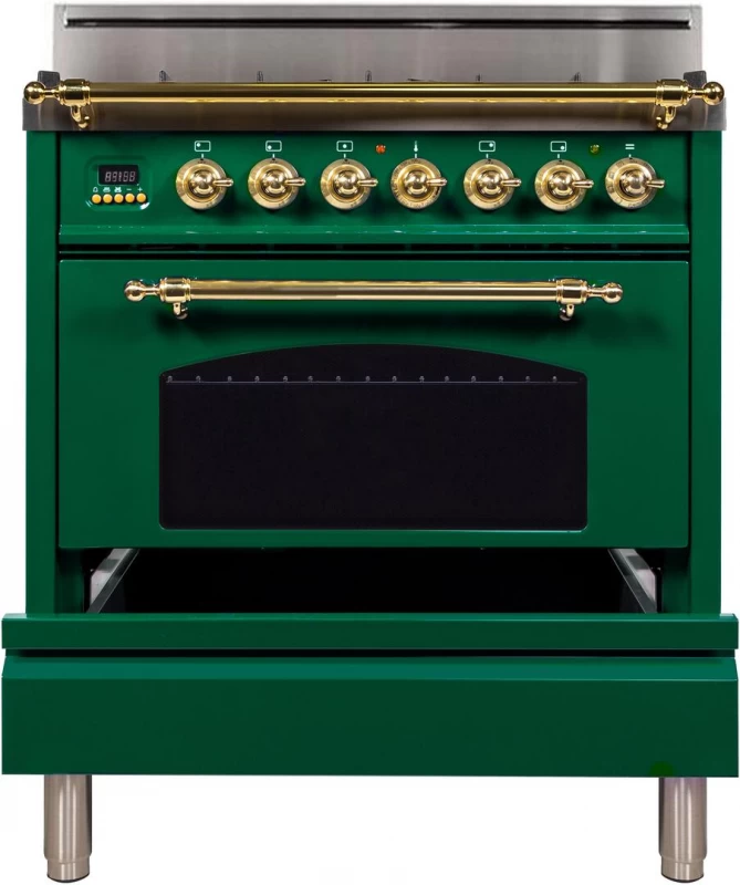 Nostalgie Series 30" Liquid Propane Freestanding Range UPN76DVGGVSLP