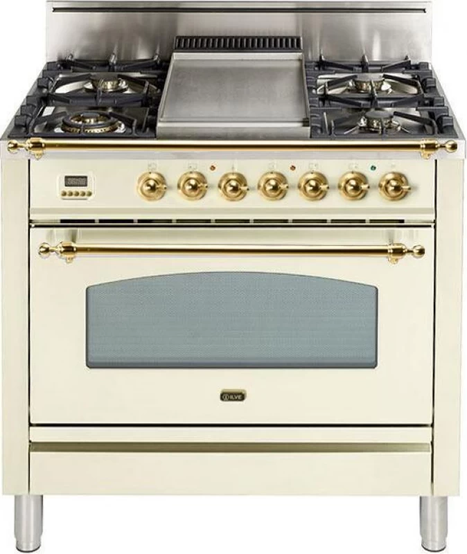 Nostalgie Series 36" Liquid Propane Freestanding Range UPN90FDVGGALP