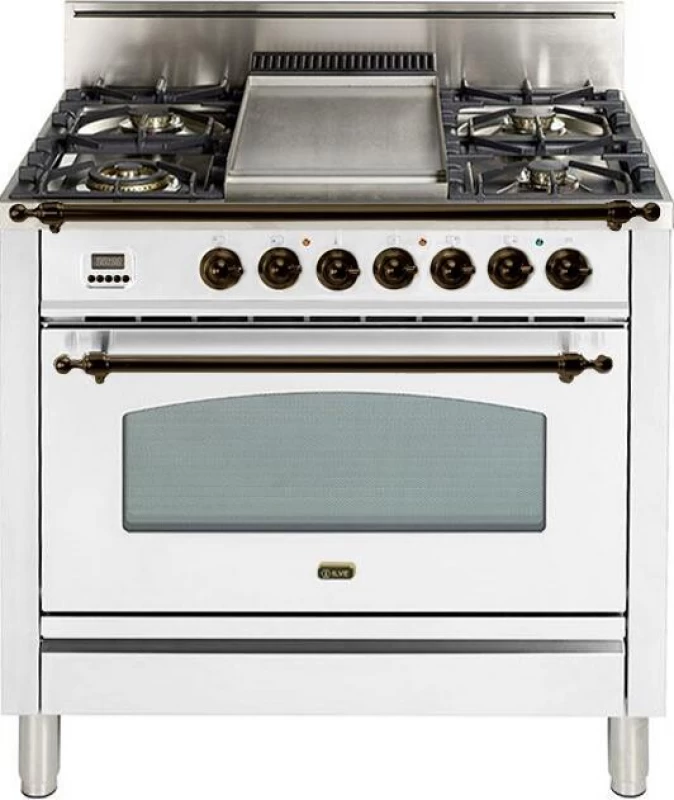 Nostalgie Series 36" Liquid Propane Freestanding Range UPN90FDVGGNYLP