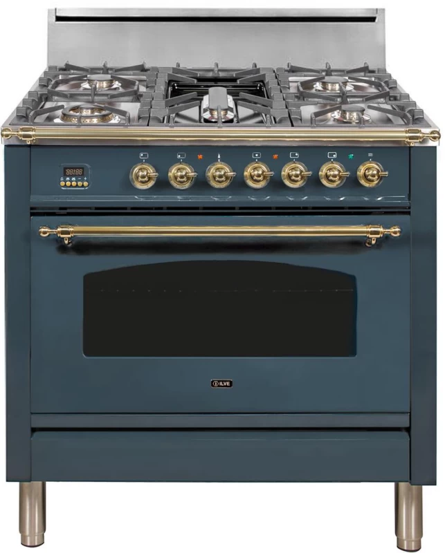 Nostalgie Series 36" Liquid Propane Freestanding Range UPN90FDVGGALP