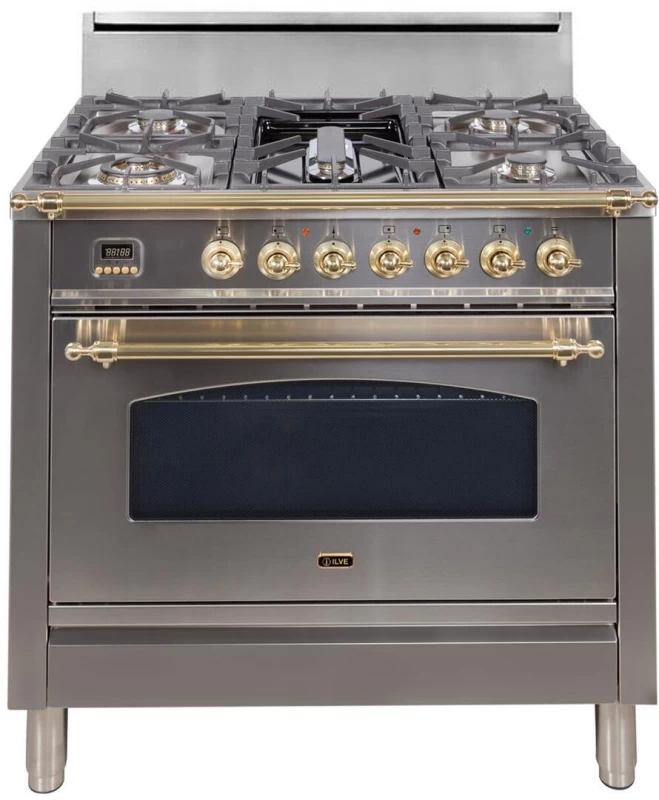 Nostalgie Series 36" Natural Gas Freestanding Range UPN90FDVGGI