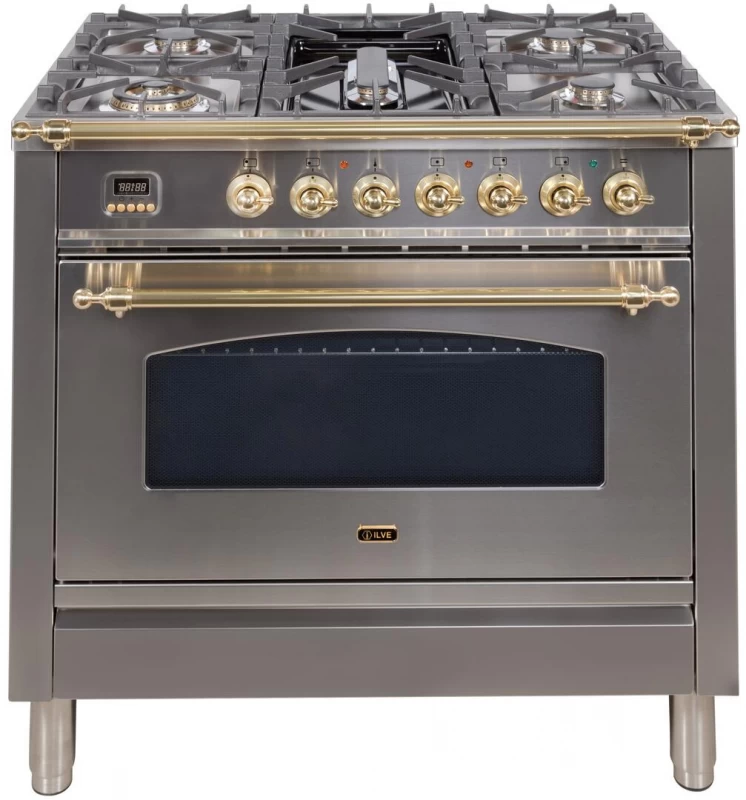 Nostalgie Series 36" Natural Gas Freestanding Range UPN90FDVGGI