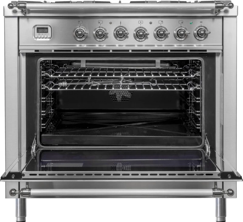 Nostalgie Series 36" Liquid Propane Freestanding Range UPN90FDVGGIXLP