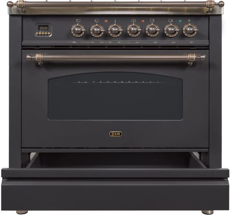 Nostalgie Series 36" Liquid Propane Freestanding Range UPN90FDVGGMYLP
