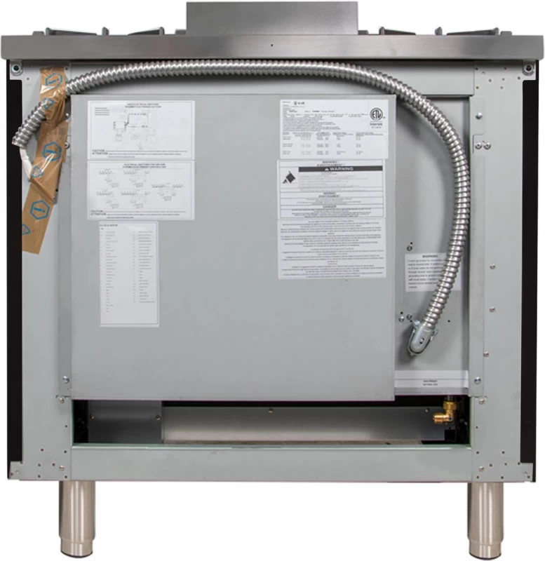 Nostalgie Series 36" Liquid Propane Freestanding Range UPN90FDVGGNLP