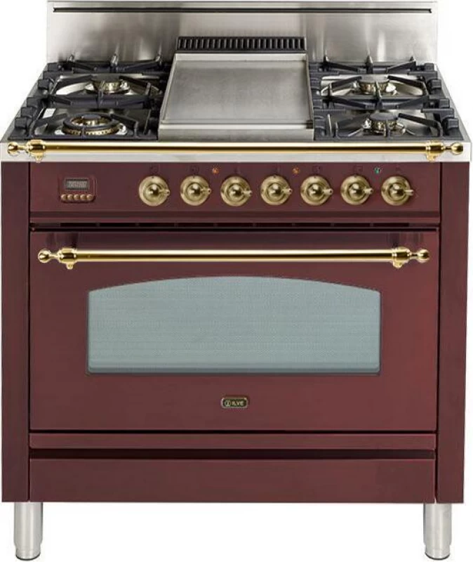 Nostalgie Series 36" Natural Gas Freestanding Range UPN90FDVGGB