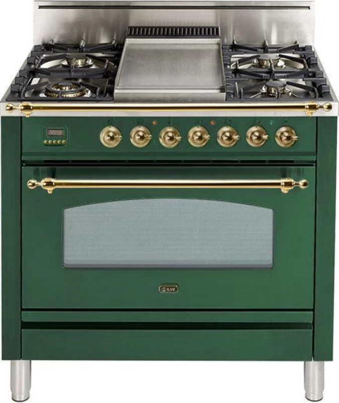 Nostalgie Series 36" Liquid Propane Freestanding Range UPN90FDVGGALP