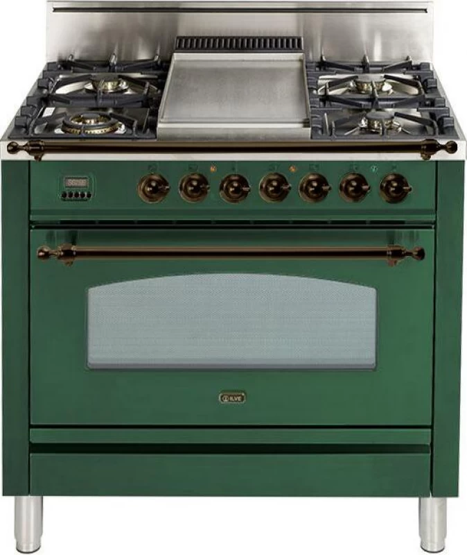Nostalgie Series 36" Natural Gas Freestanding Range UPN90FDVGGBY