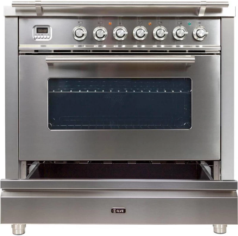 Professional Plus Series 36" Dual Fuel Natural Gas Freestanding Range UPW90FDMPI