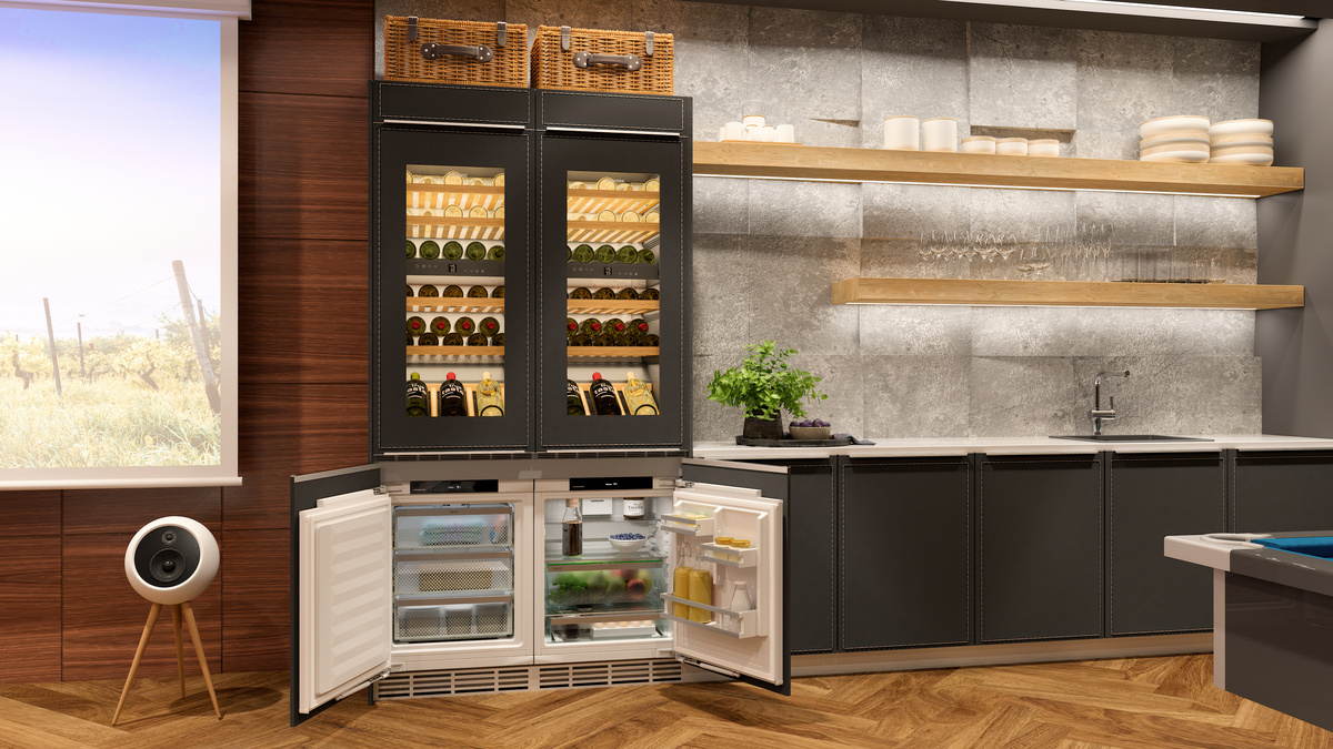 Fridge suitable for undercounter installation with EasyFresh, Right Hinged UR3650