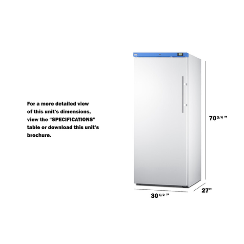 18 cu.ft. Upright Manual Defrost Refrigerator URM19WLHD