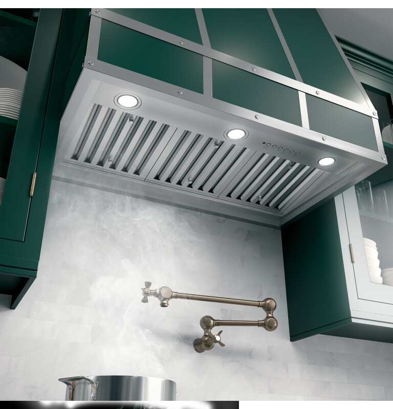 36” Smart Designer Custom Insert w/ Dimmable LED Lighting UVC9360SLSS