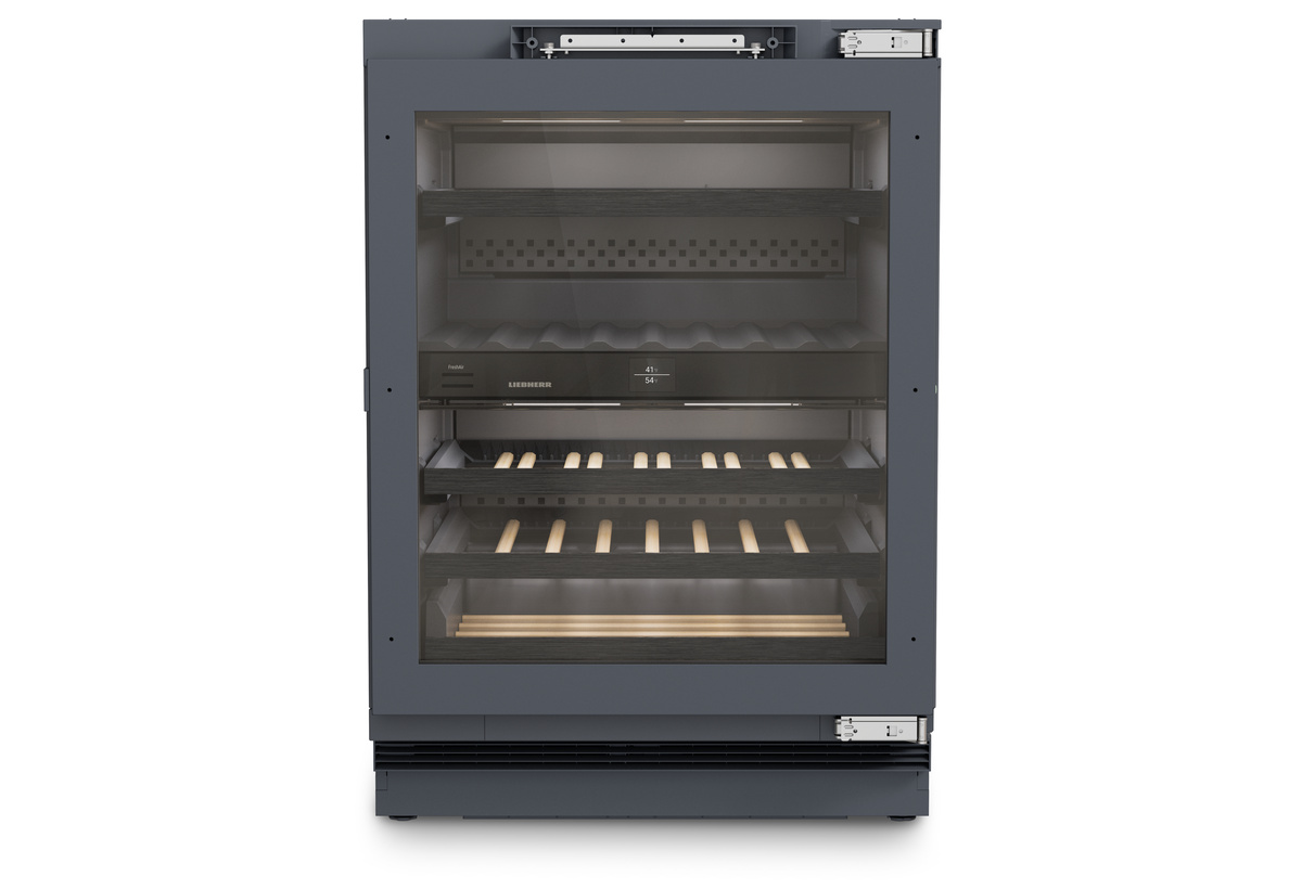 Wine fridge suitable for undercounter installation for wine tempering, Right Hinged UW3720