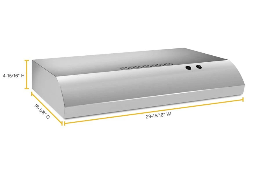 30" Range Hood with the FIT System UXT4030ADS