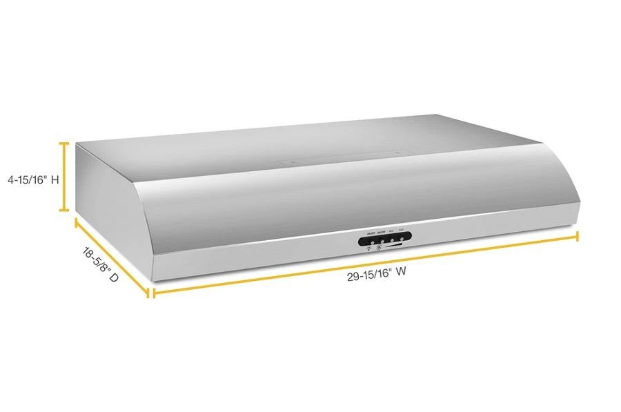 36" Range Hood with the FIT System UXT5236BDS