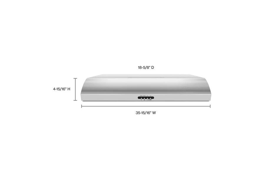 36" Range Hood with the FIT System UXT5236BDS