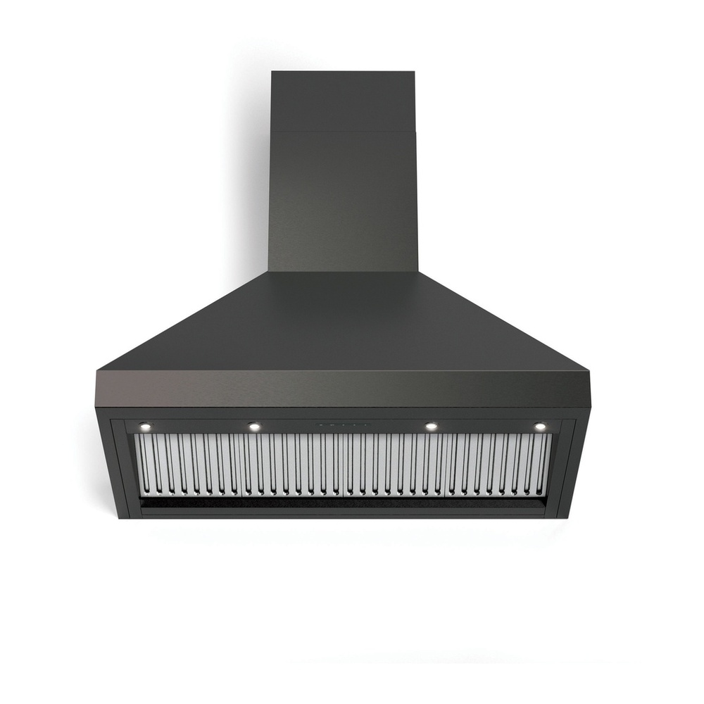 36 inch Designer Chimney Wall Hood with 600 CFM, Stainless Steel Baffle Filters, LED Lighting VECHW36GE
