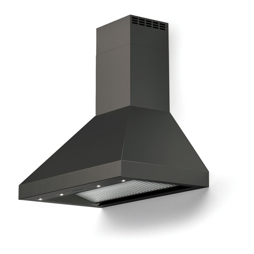 36 inch Designer Chimney Wall Hood with 600 CFM, Stainless Steel Baffle Filters, LED Lighting VECHW36GE