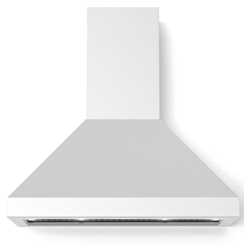 36 inch Designer Chimney Wall Hood with 600 CFM, Stainless Steel Baffle Filters, LED Lighting VECHW36GW