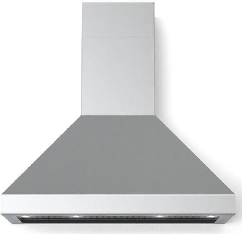 48 inch Designer Chimney Wall Hood with 1200 CFM, Stainless Steel Baffle Filters, LED Lighting VECHW48GSS